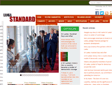 Tablet Screenshot of lankastandard.com